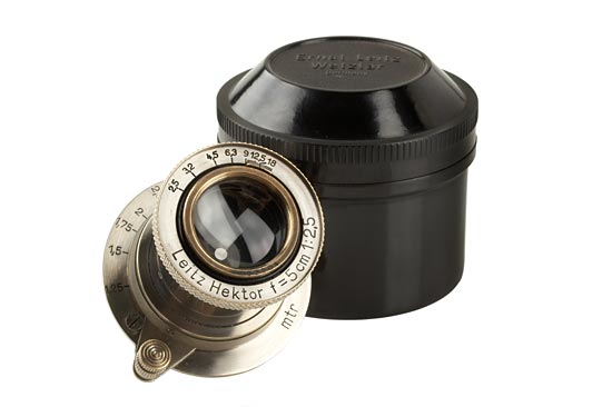 Hektor 2.5/5cm Nickel