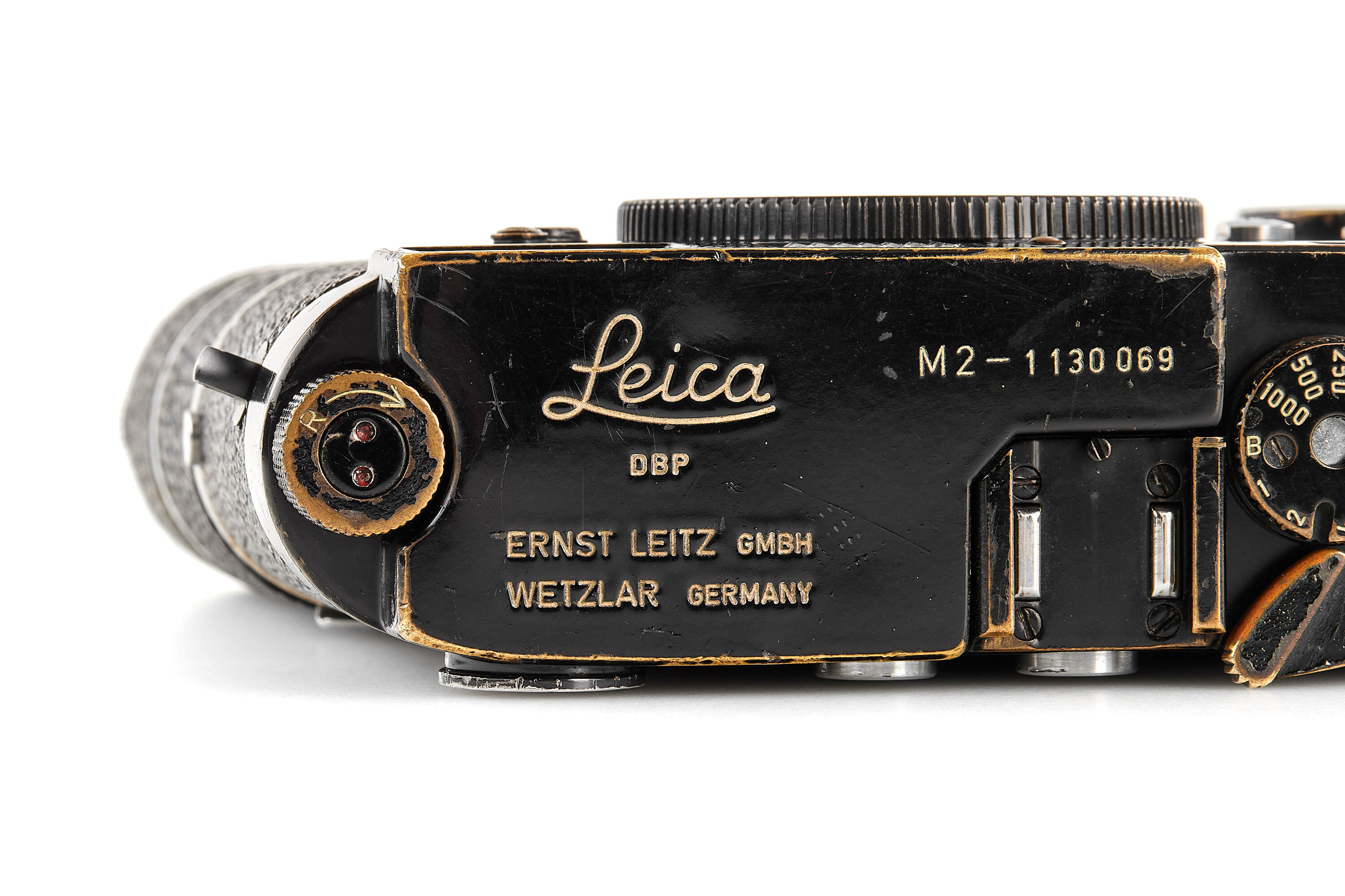 Leica M2 black paint 'Dwight Dolliver' *