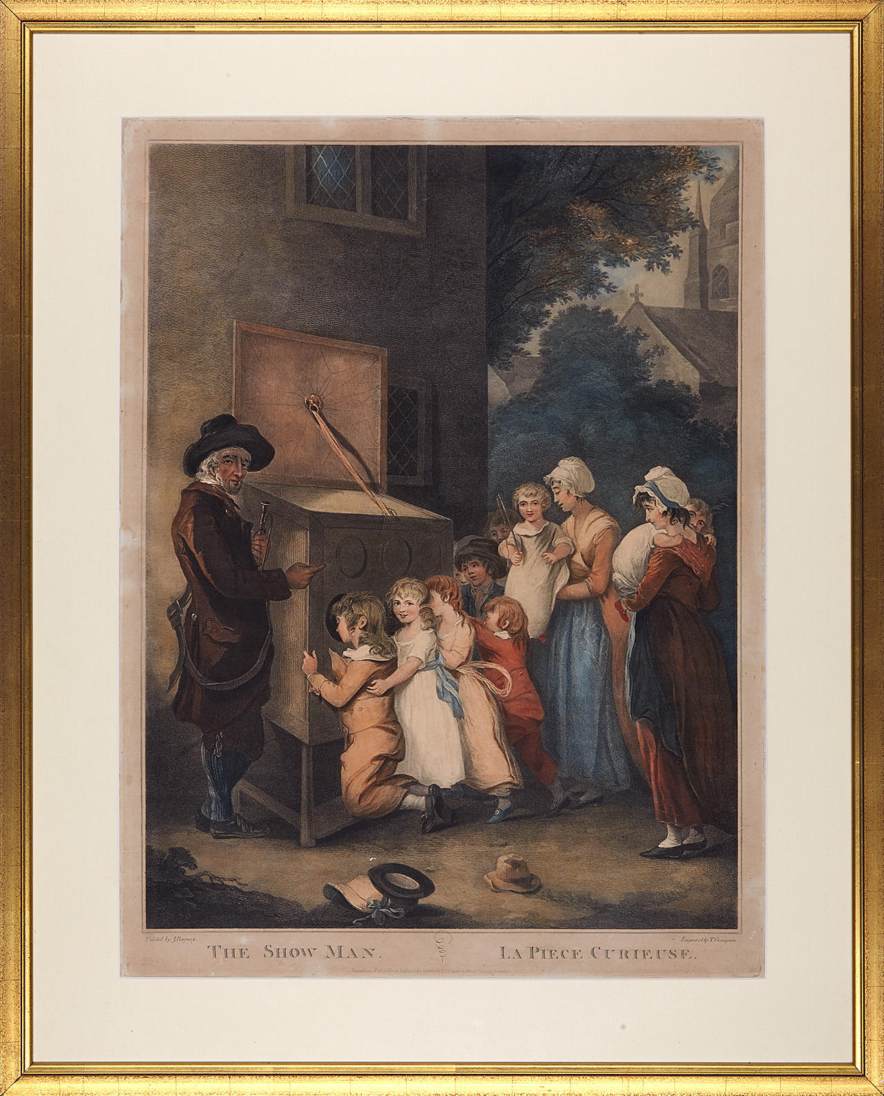 The Show Man - La Piece Curieuse' Chromolithography *