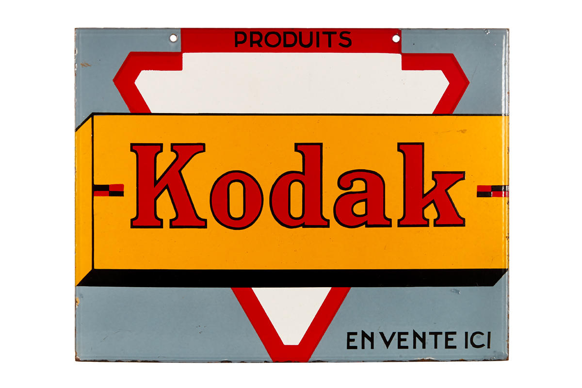 Kodak Enamel Sign
