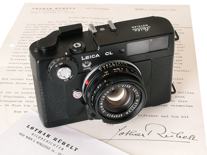CL "50 Years"  "Lothar Rübelt"