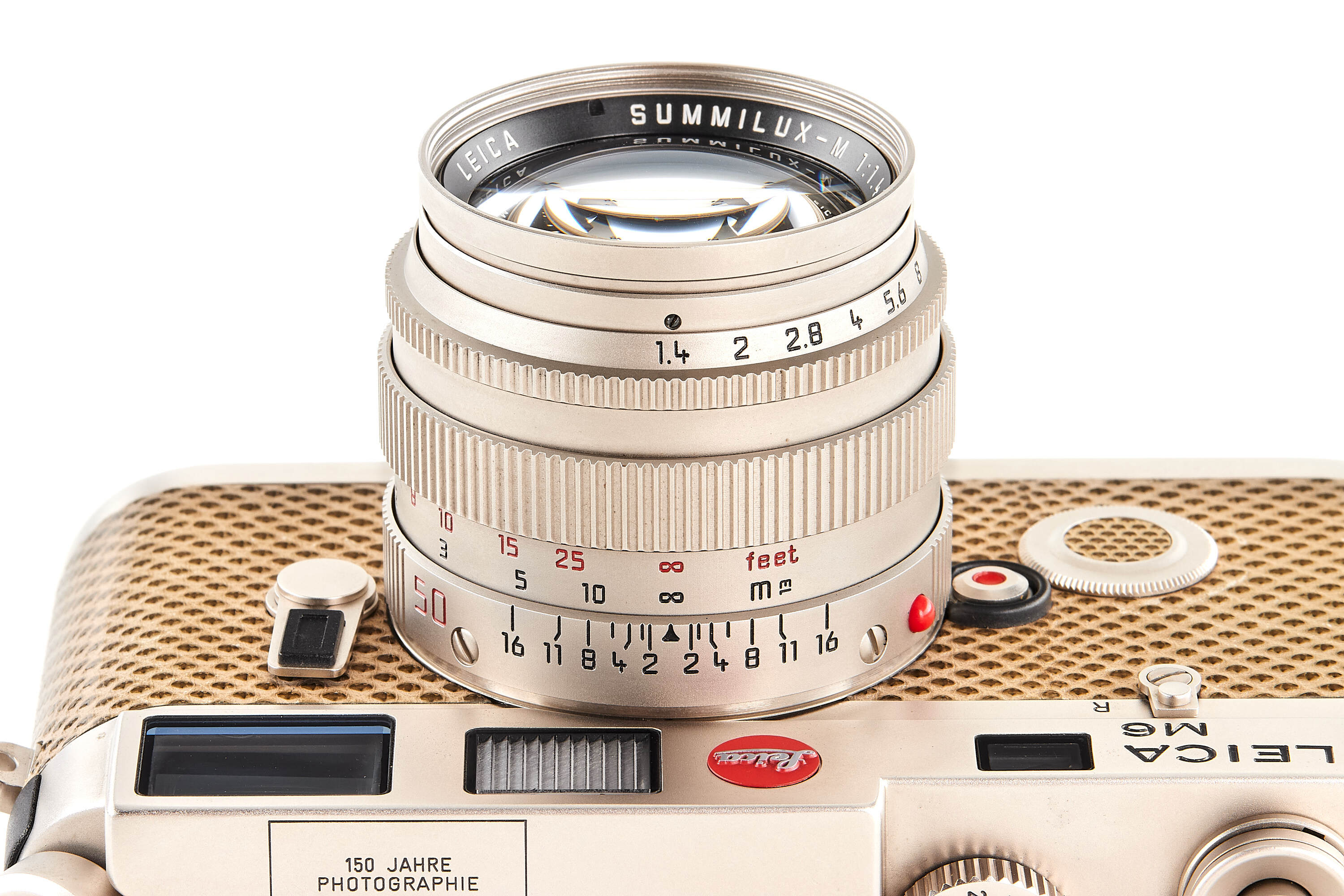 Leica M6 Platin '150 Years' set 10450 *