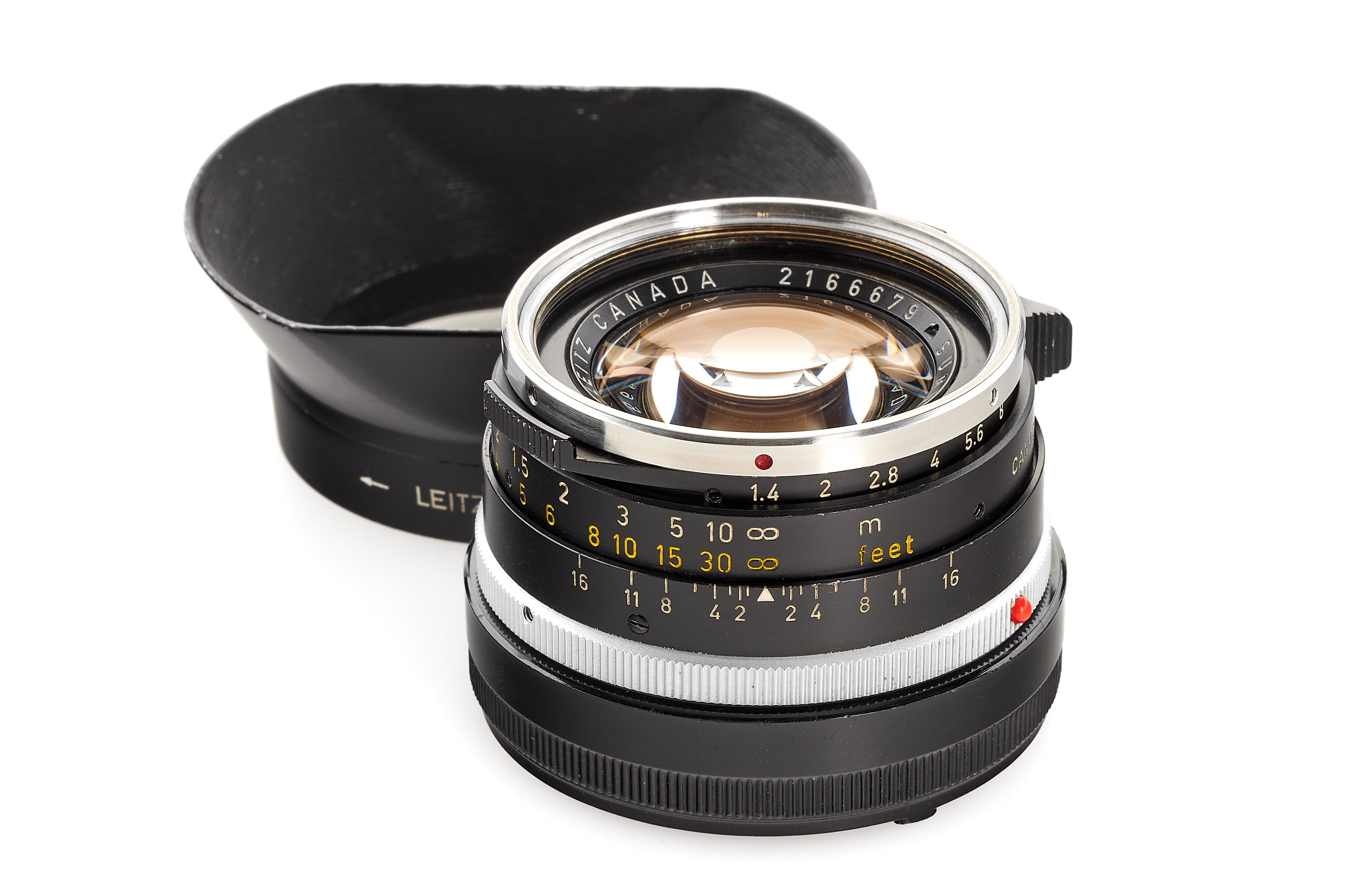 Summilux 1.4/35mm Steel Rim black *