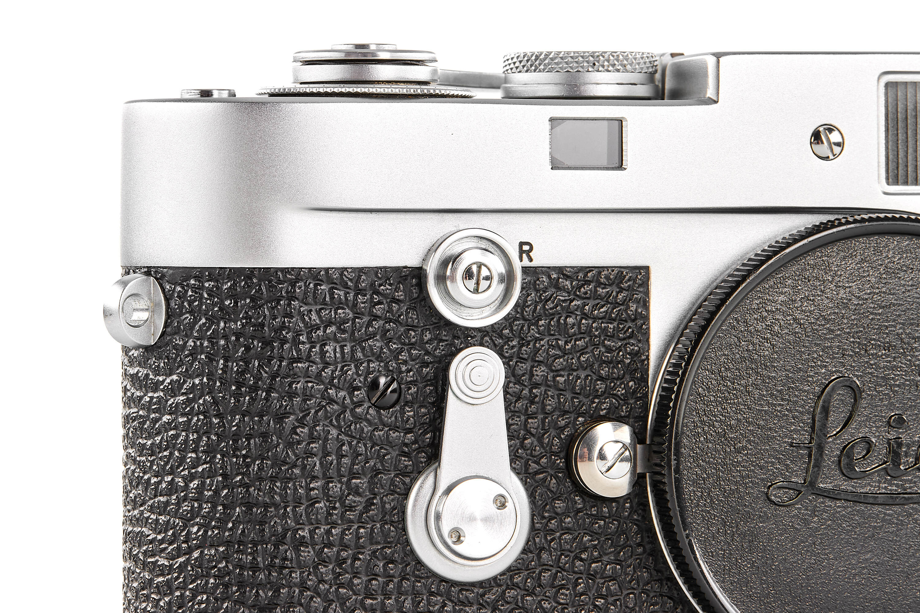 Leica M2 chrome Button Rewind with Leicavit MP