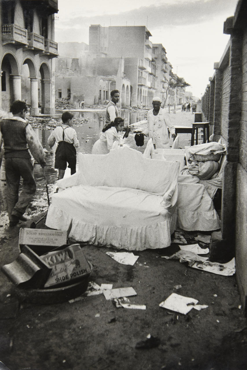 DAVID SEYMOUR (1911–1956) After the bombing on Port Saïd, Egypt 1956