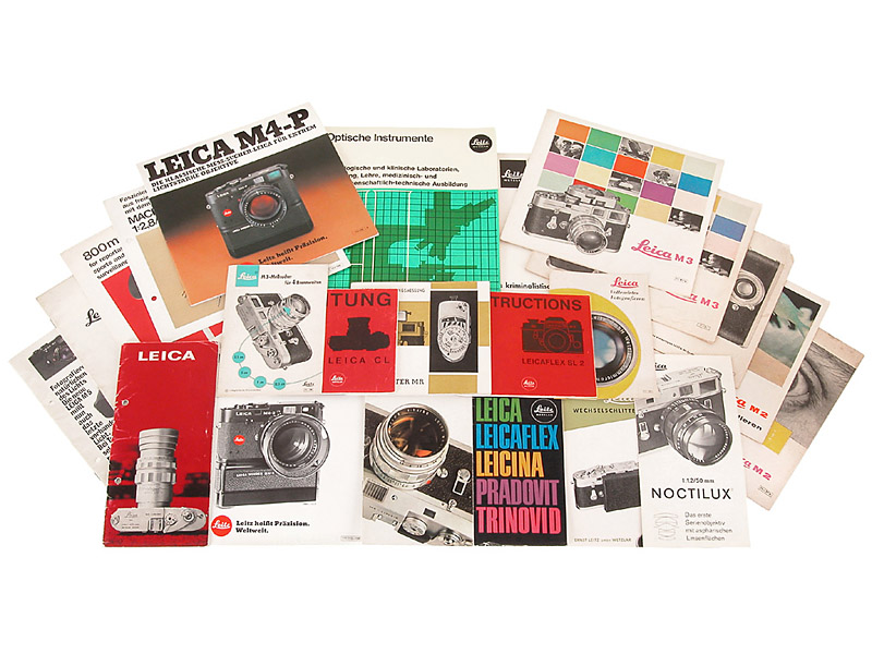 Leitz  literature (various)