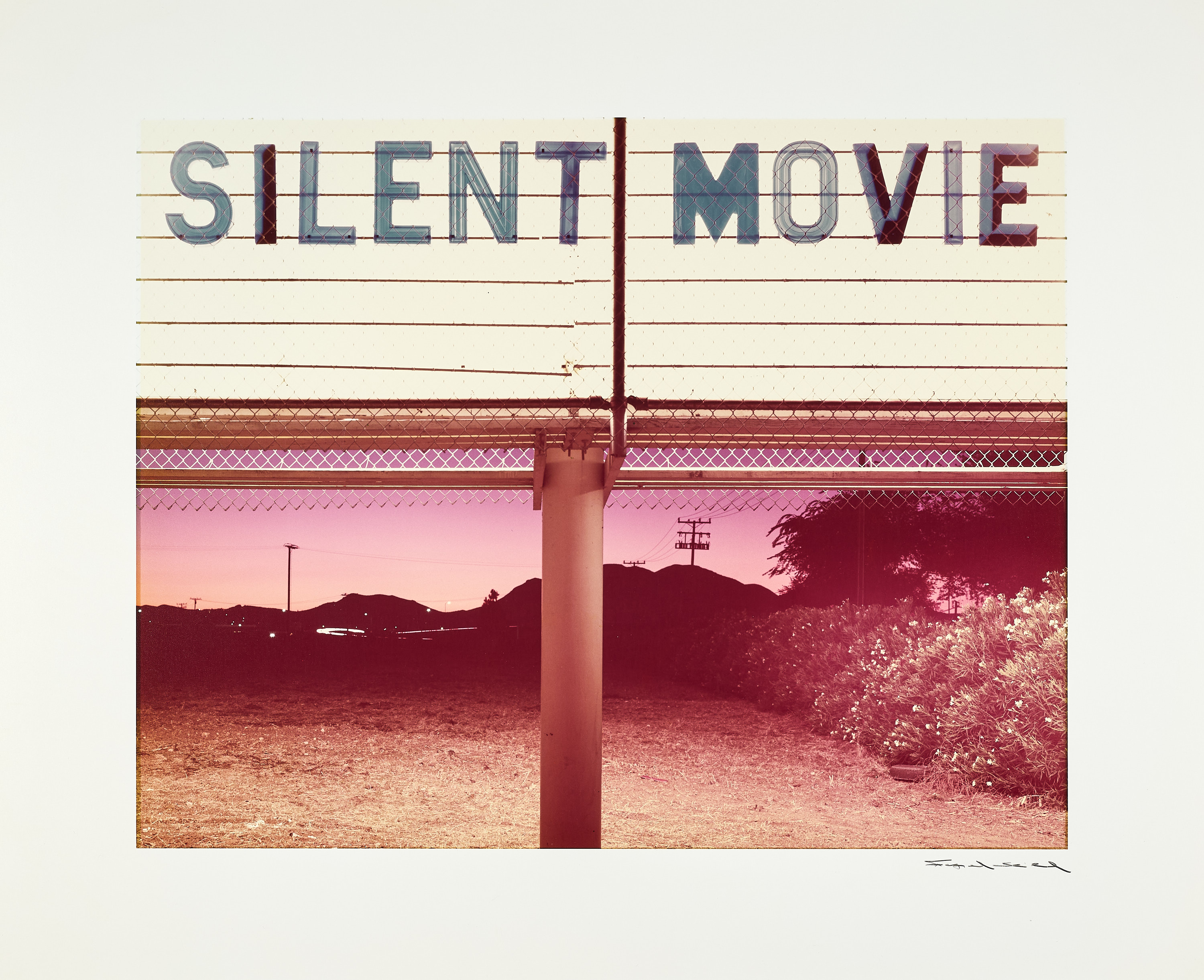 ALFRED SEILAND (* 1952) - "Autokino Imperial" (from the series 'Eastcoast-Westcoast`), California 1979