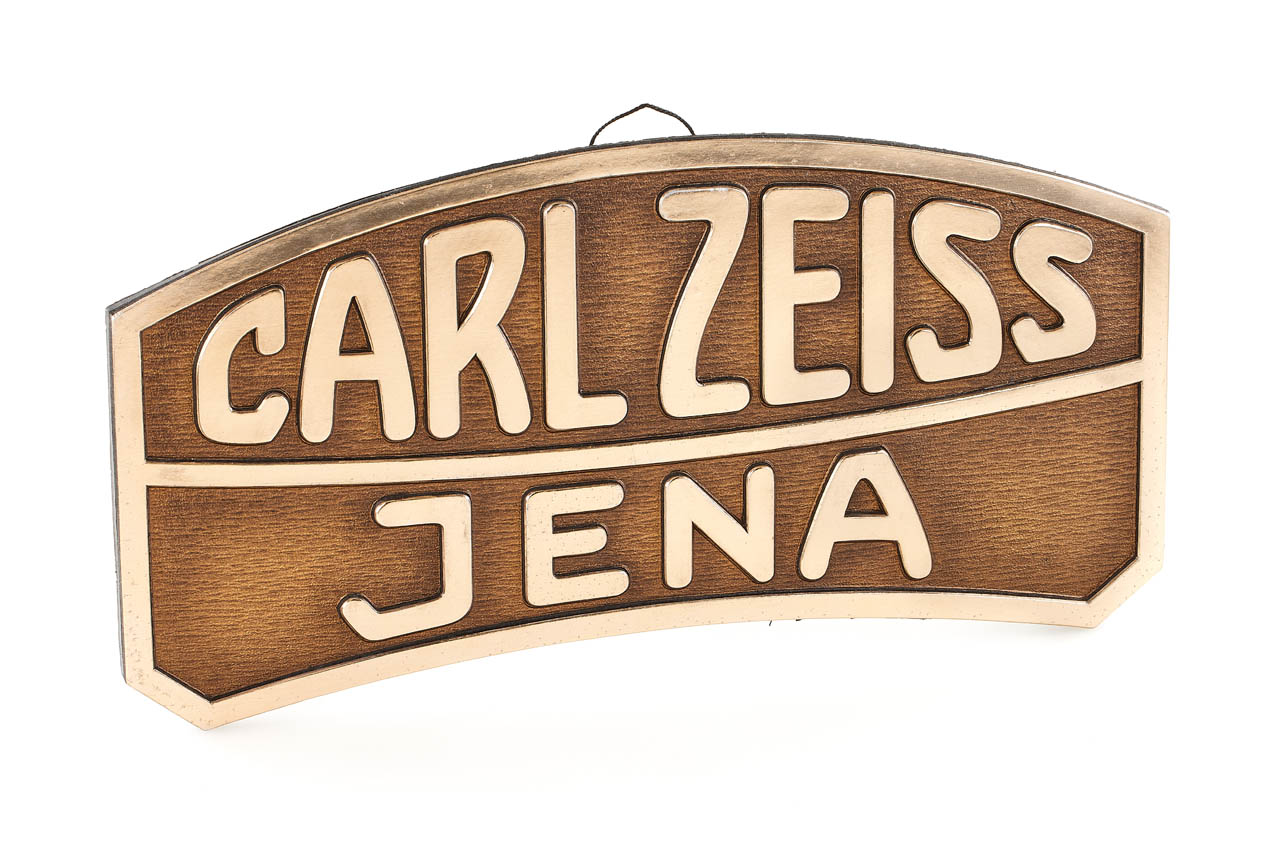 Carl Zeiss Jena Display Sign