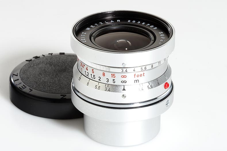 Super-Angulon  3.4/21mm chrome