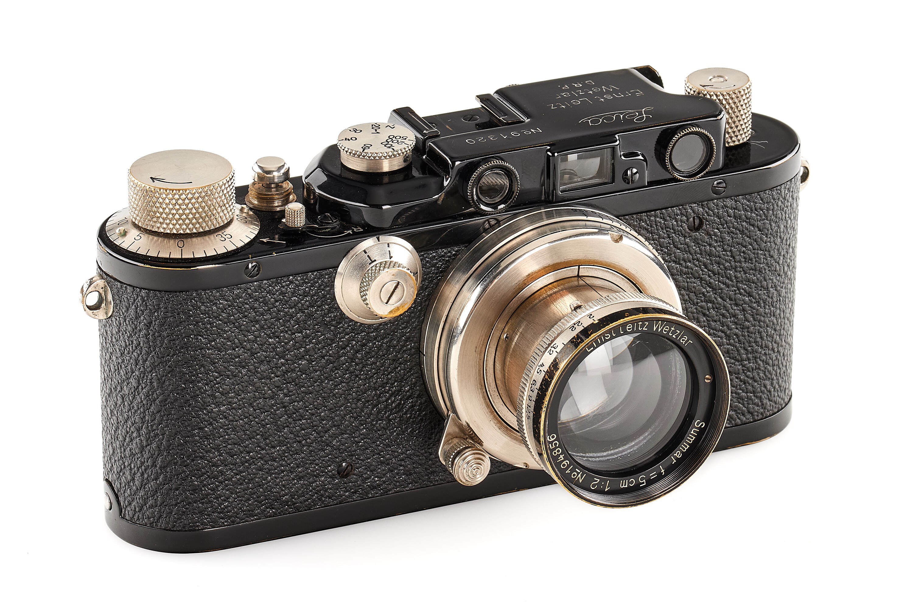 Leica III Mod. F black/nickel with Summar 2/5cm black rim * Leica III Mod. F black/nickel with Summar 2/5cm black rim *