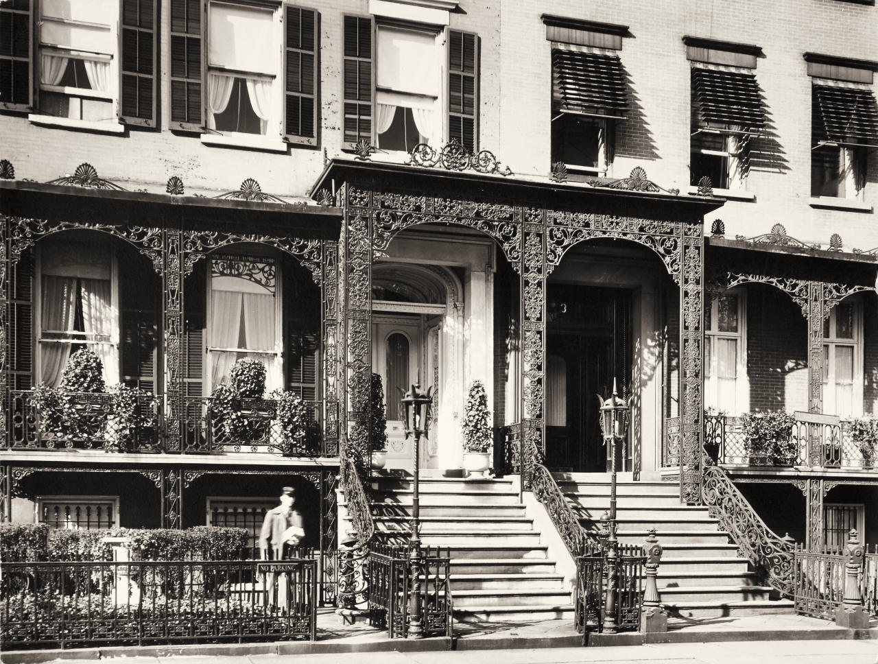 BERENICE ABBOTT (1898–1991) ‘Gramercy Park West, No 3-4, Manhattan”, November 27th, 1935