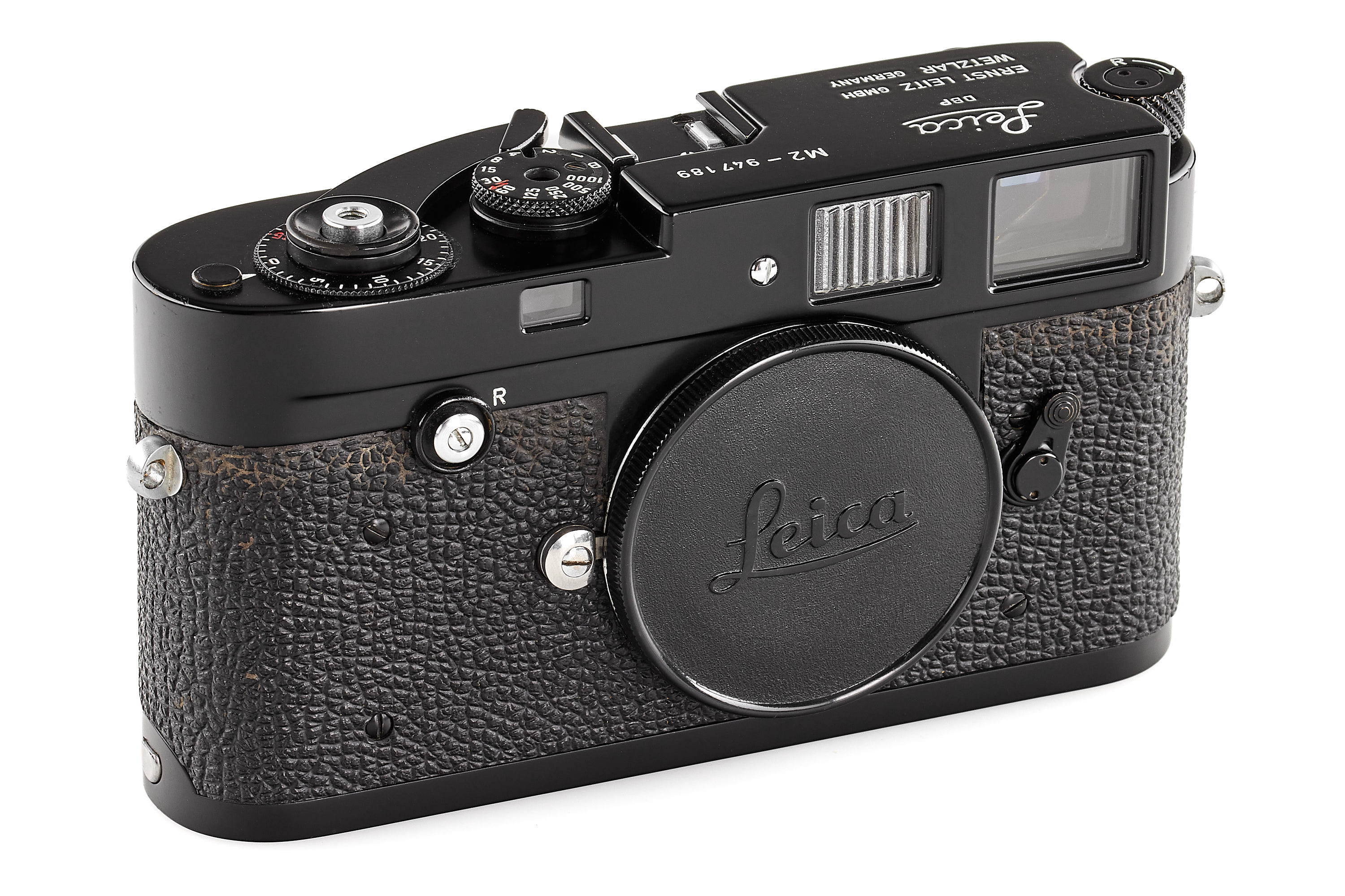 Leica M2 black paint Button Rewind * Leica M2 black paint Button Rewind *
