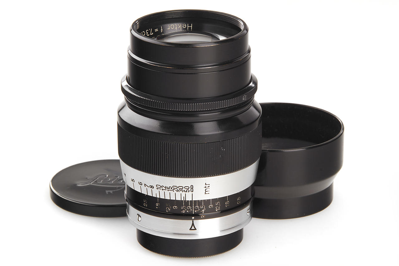 Hektor 1.9/7.3cm black/chrome