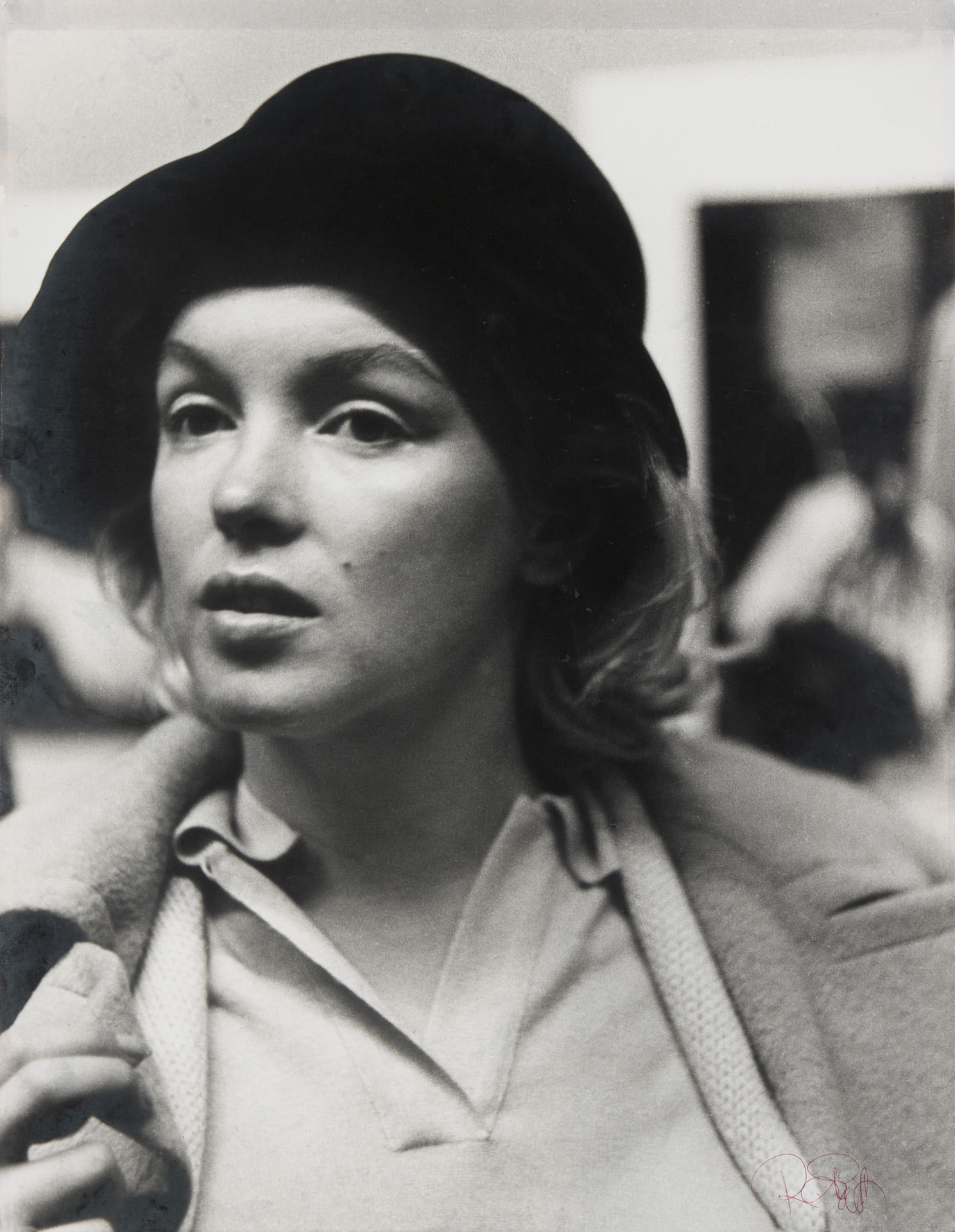 ROY SCHATT (1909–2002) Marilyn in black hat, USA 1955 ROY SCHATT (1909–2002) Marilyn in black hat, USA 1955