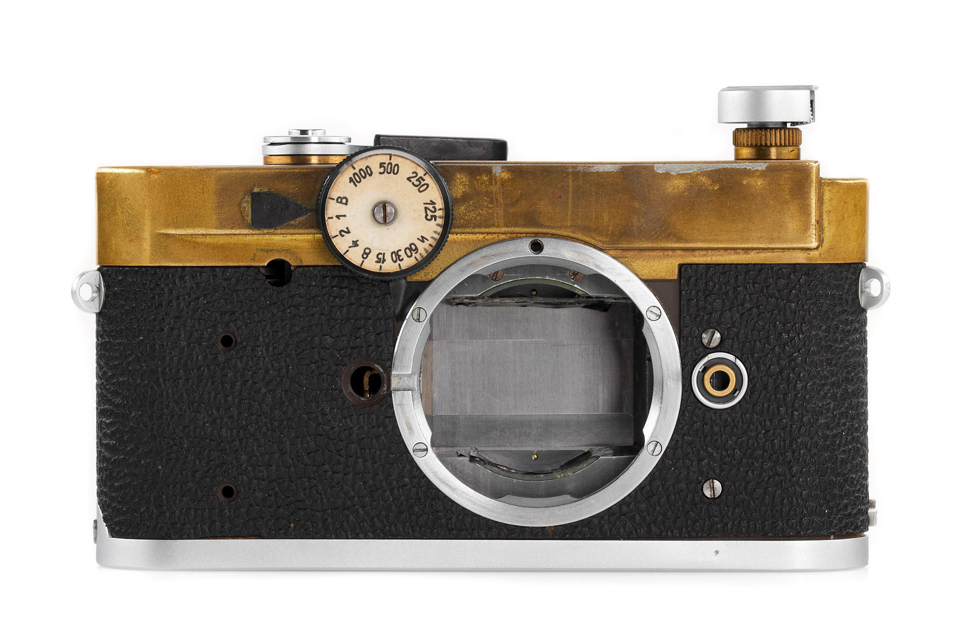 Experimental Leica M with metal slide shutter * Experimental Leica M with metal slide shutter *