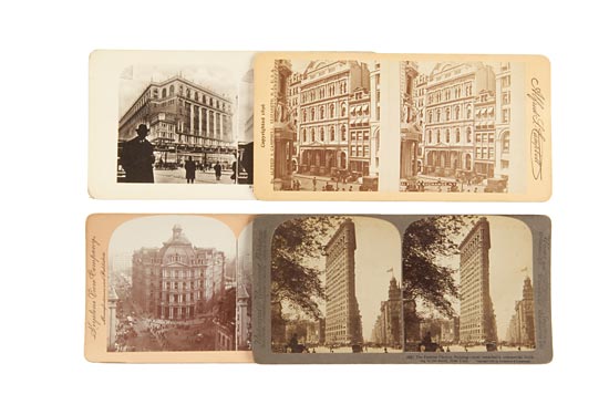 45 Stereographs of New York City