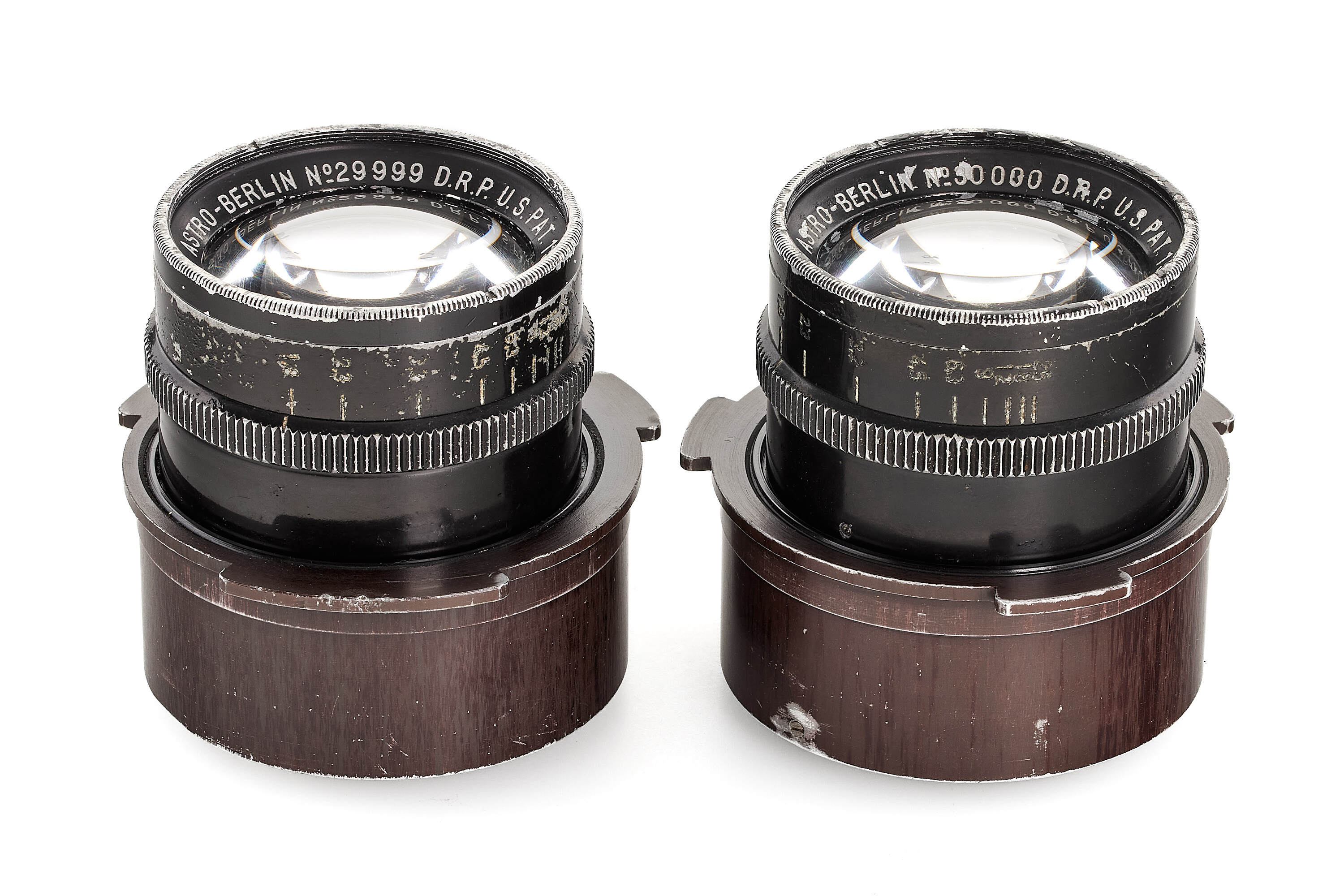 Astro-Berlin Pan-Tachar 1.8/75mm set nos. 29999 and 30000 *