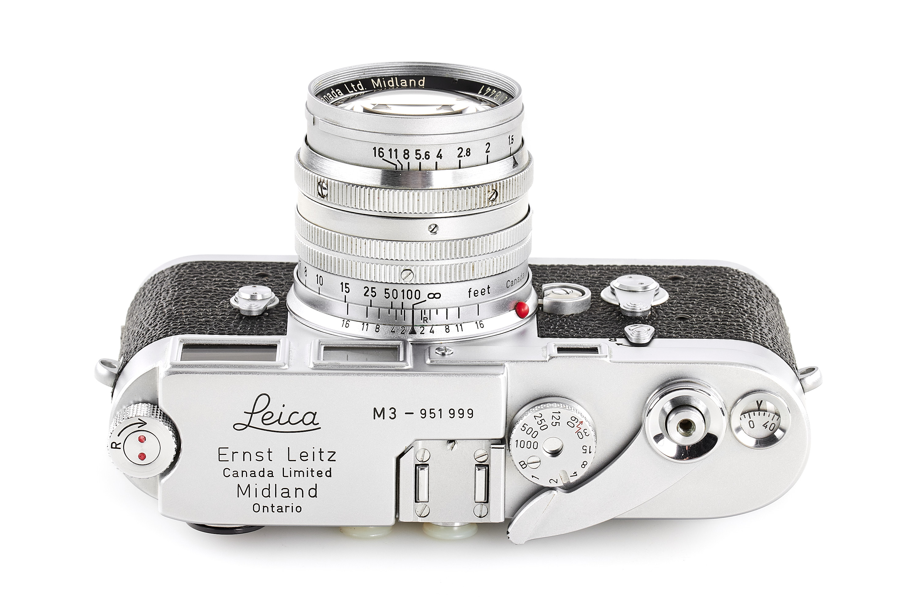 Leica M3 chrome ELC Midland Canada *