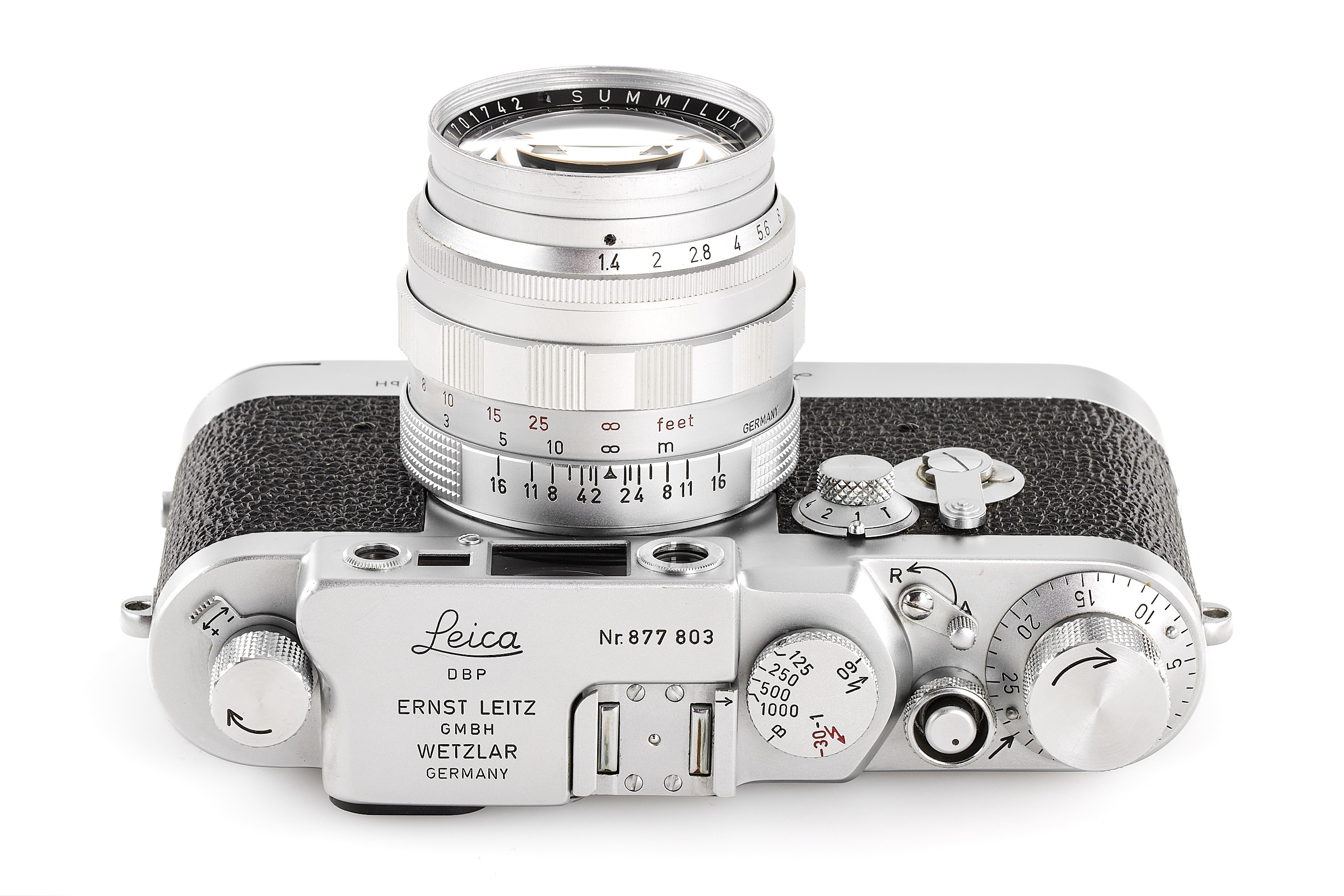 Leica IIIg with Summilux 1.4/50mm and Leicavit *