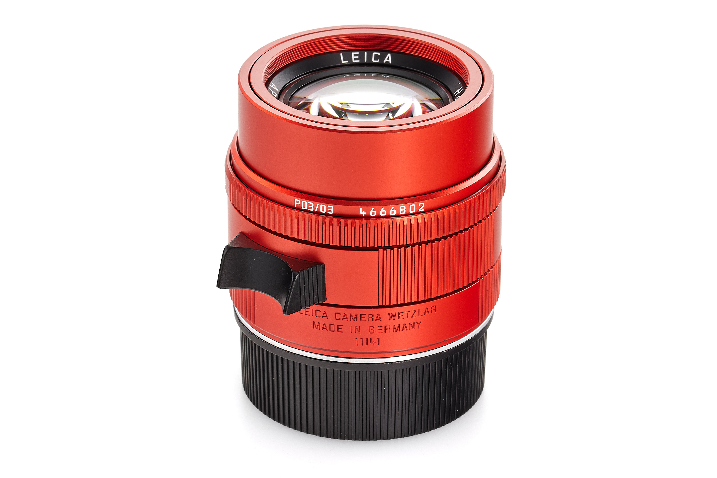 Leica APO-Summicron-M 2/50mm ASPH. Red Anodized Prototype *