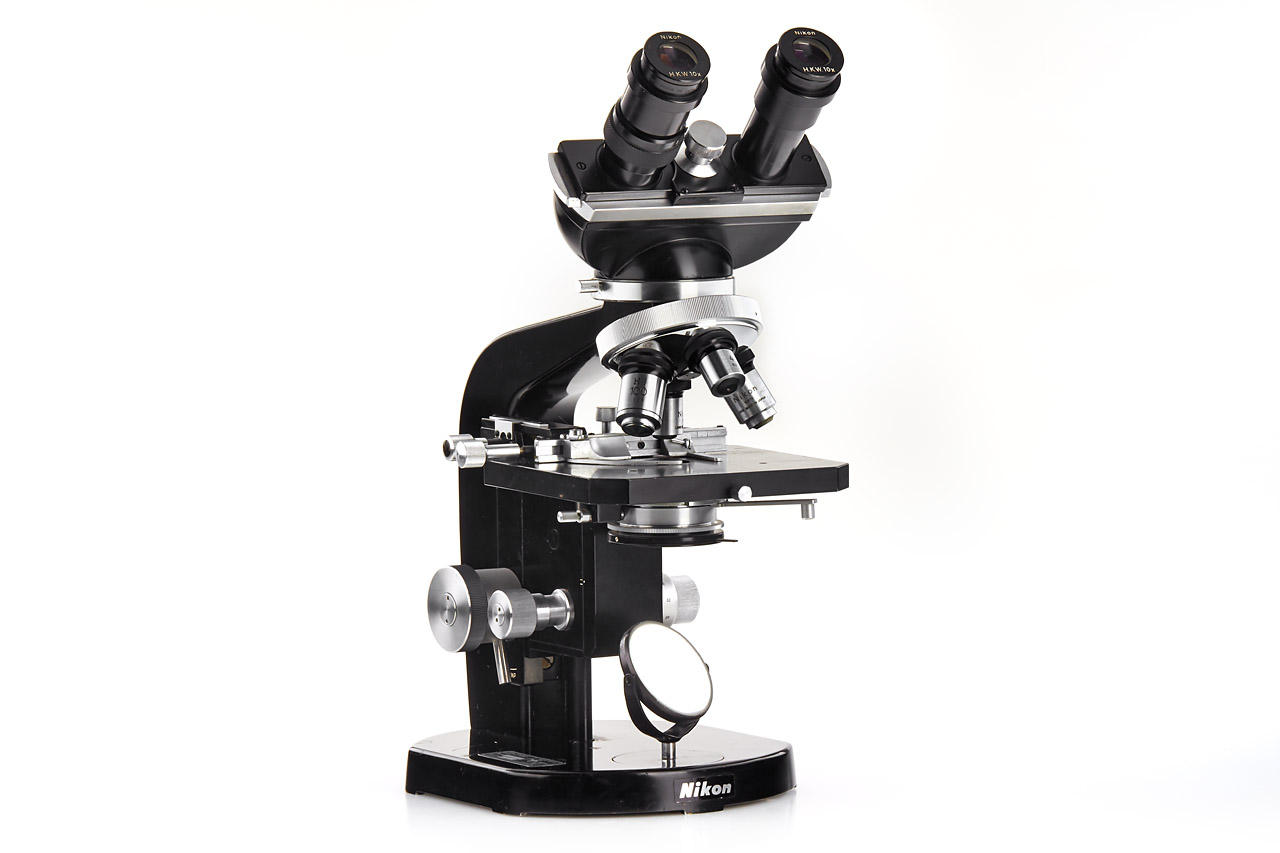 Nikon Model S Binocular Microscope