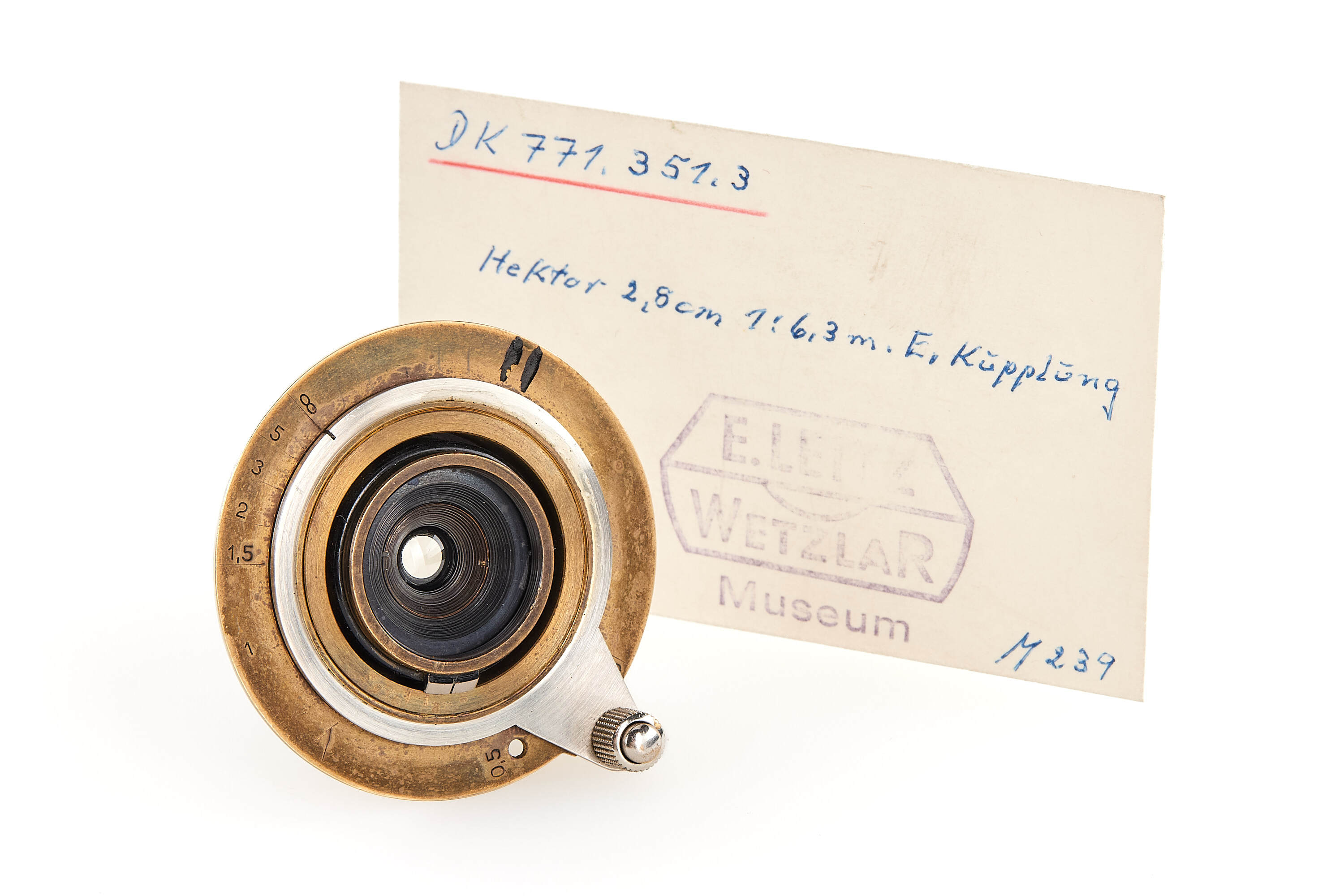 Hektor 6.3/2.8cm prototype ex Leitz Museum *