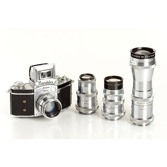 Kine Exakta chrome outfit Kine Exakta chrome outfit