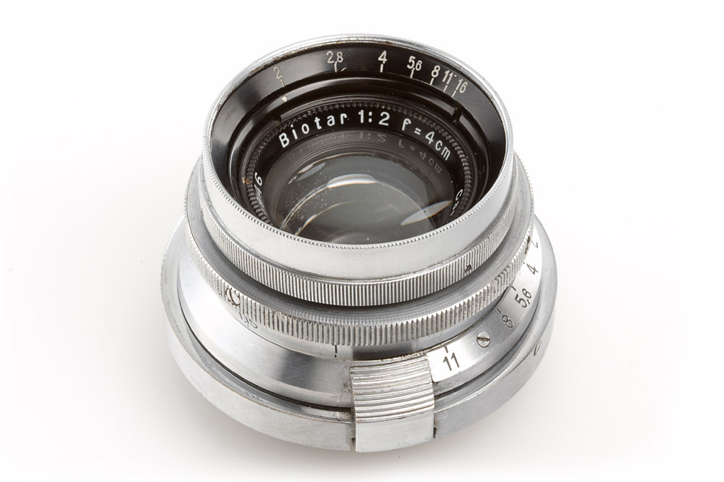 Carl Zeiss Jena Biotar 2/4cm Chrom