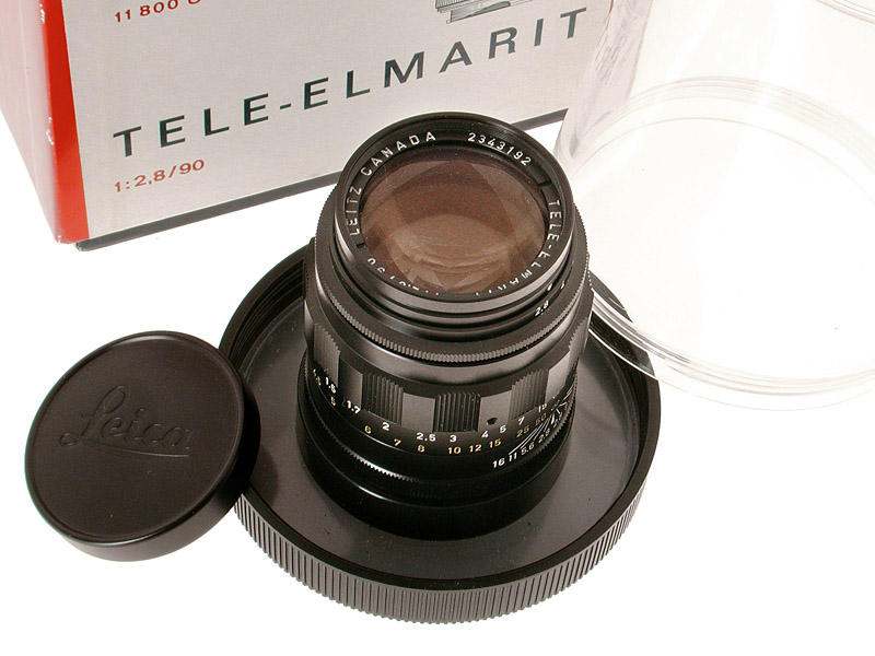 TELE ELMARIT 2,8/90 11800 schwarz