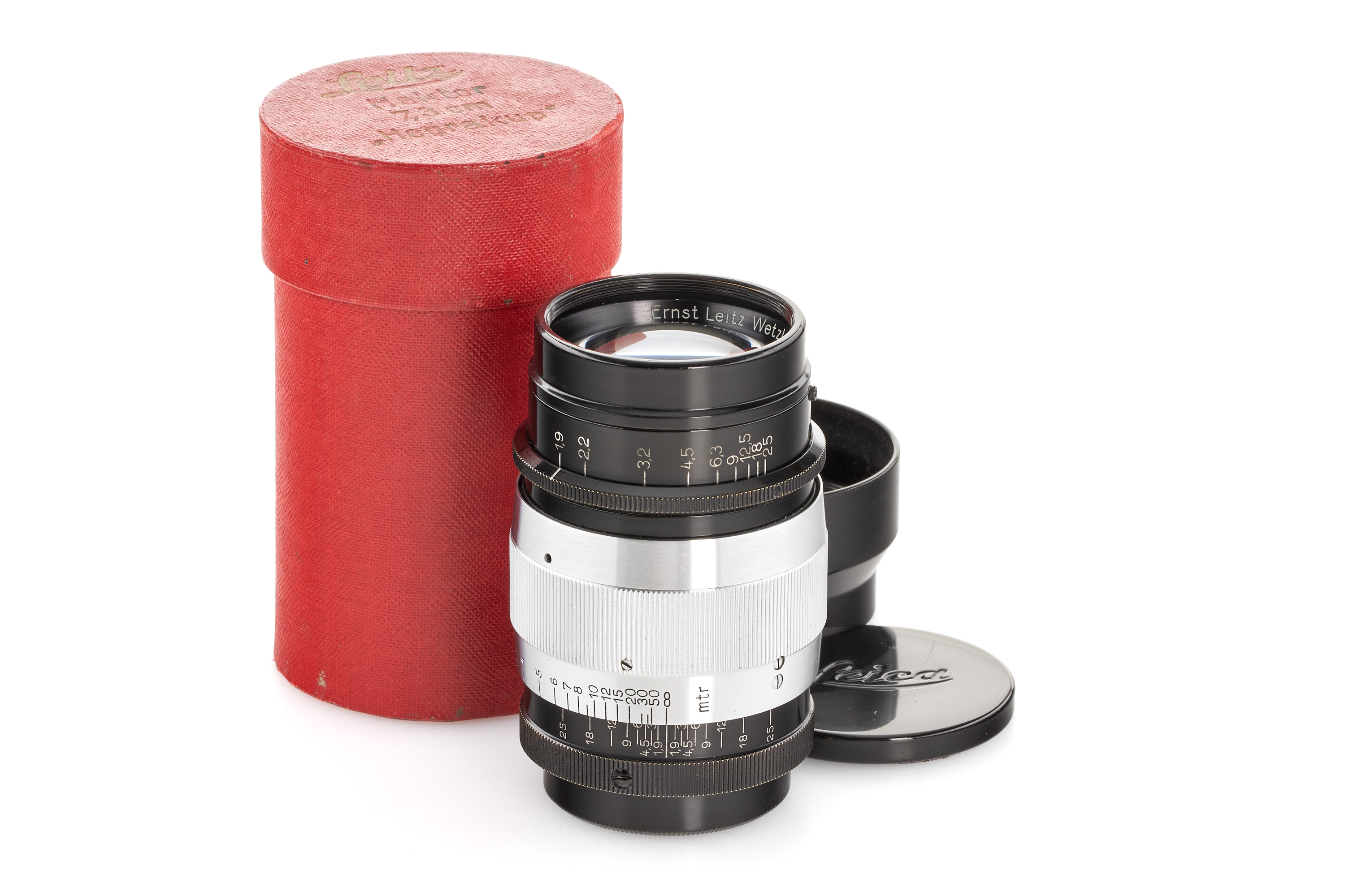 Hektor 1.9/7.3cm HEGRA black/chrome