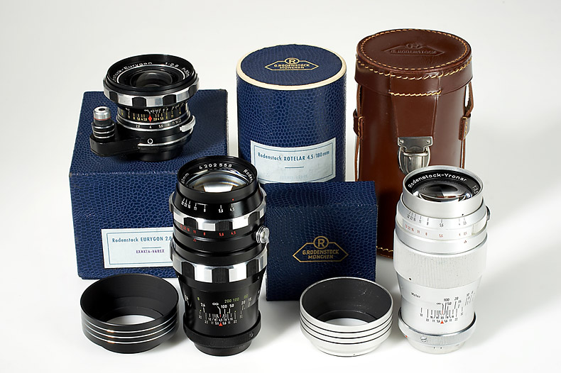 Rodenstock  Exakta lenses (various)