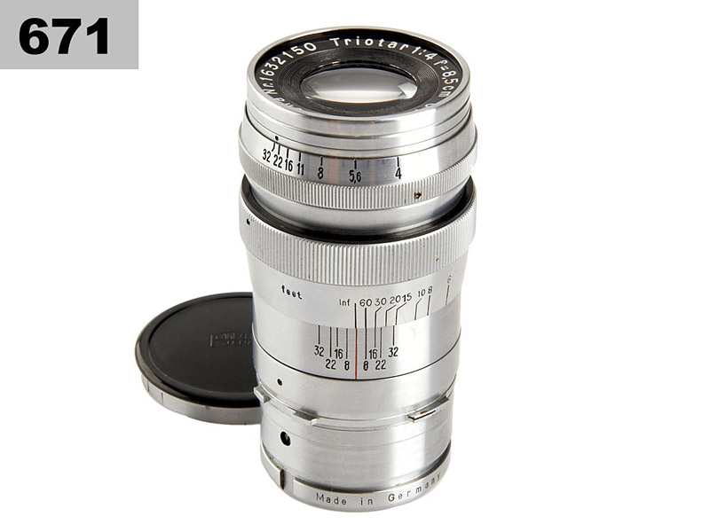 Carl Zeiss Jena   4/8.5cm Triotar