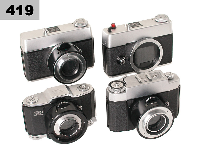 Zeiss Ikon  microscop-cameras (Lot)