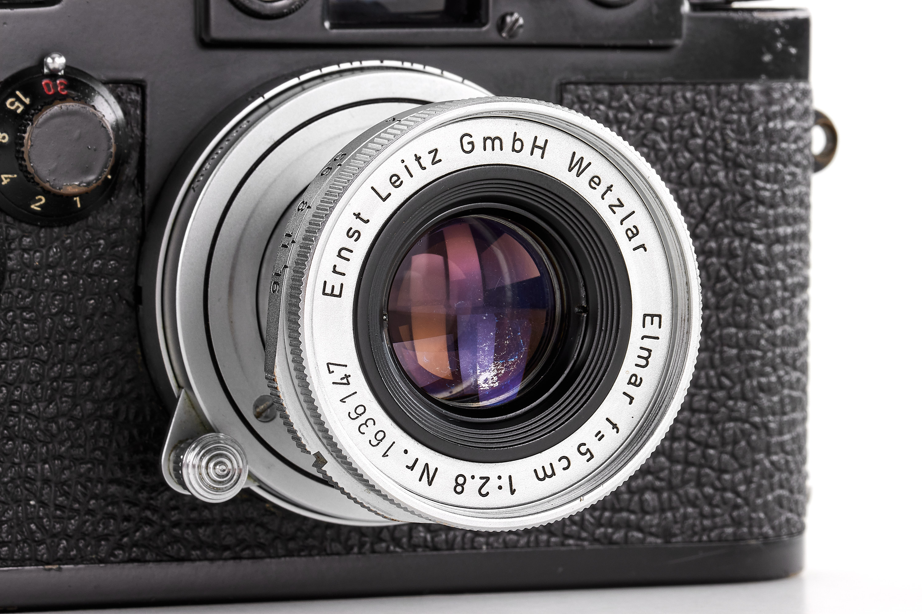 Leica IIIg Black Paint Swedish Army
