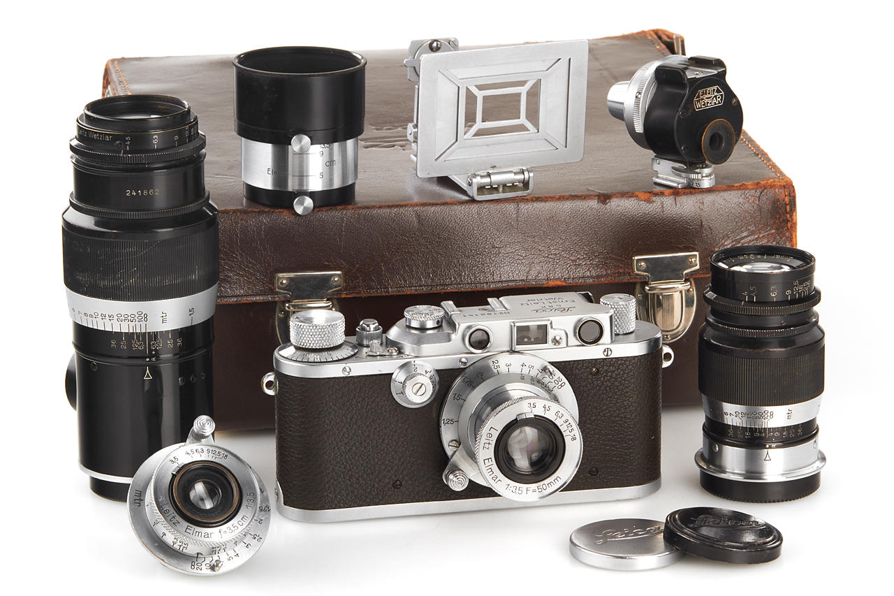 Leica IIIa chrome outfit