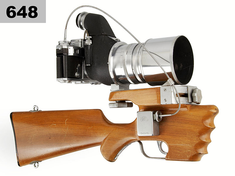 Carl Zeiss Jena  Olympia Sonnar with Rifle stock