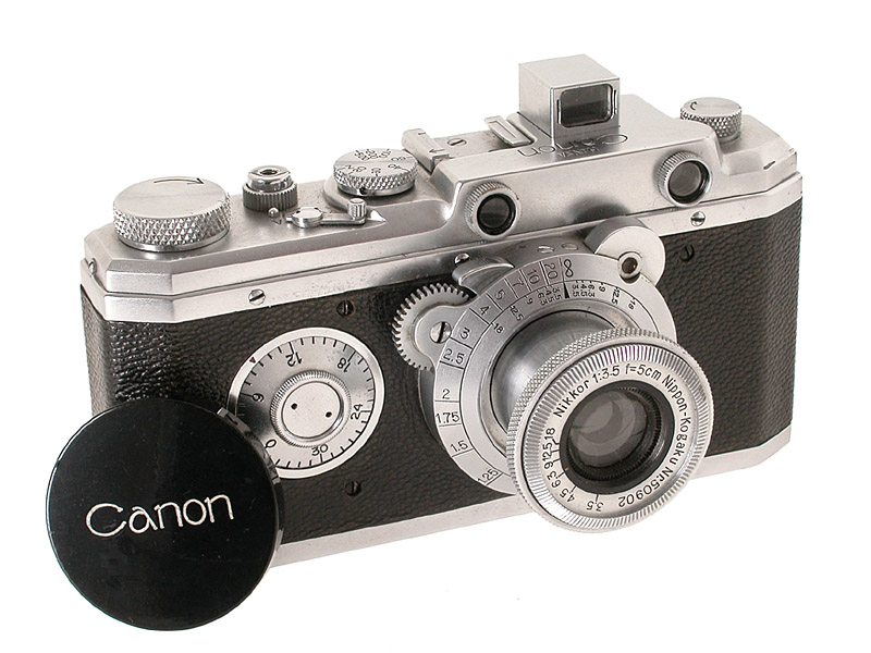 Canon  Hansa + 3,5/5cm Nikkor