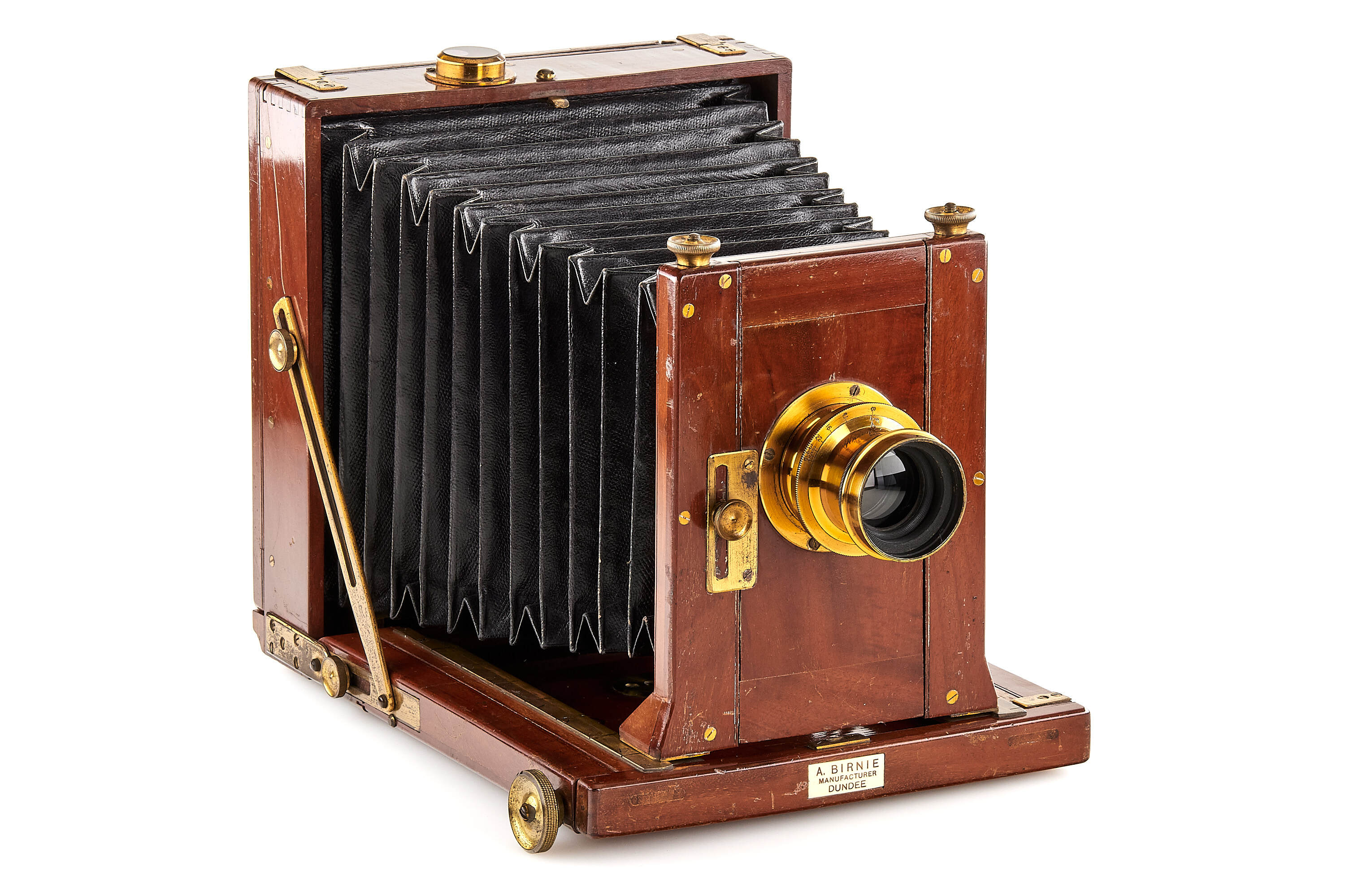 A. Birnie Wooden Folding Camera