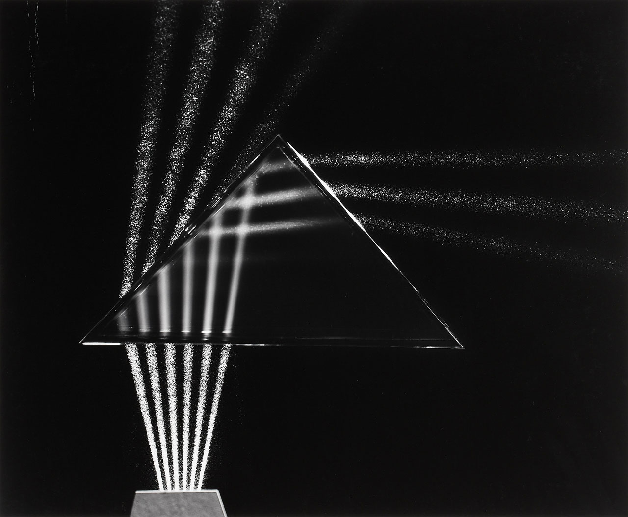 BERENICE ABBOTT (1898–1991) - Light through a Prism, MIT 1958 BERENICE ABBOTT (1898–1991) - Light through a Prism, MIT 1958