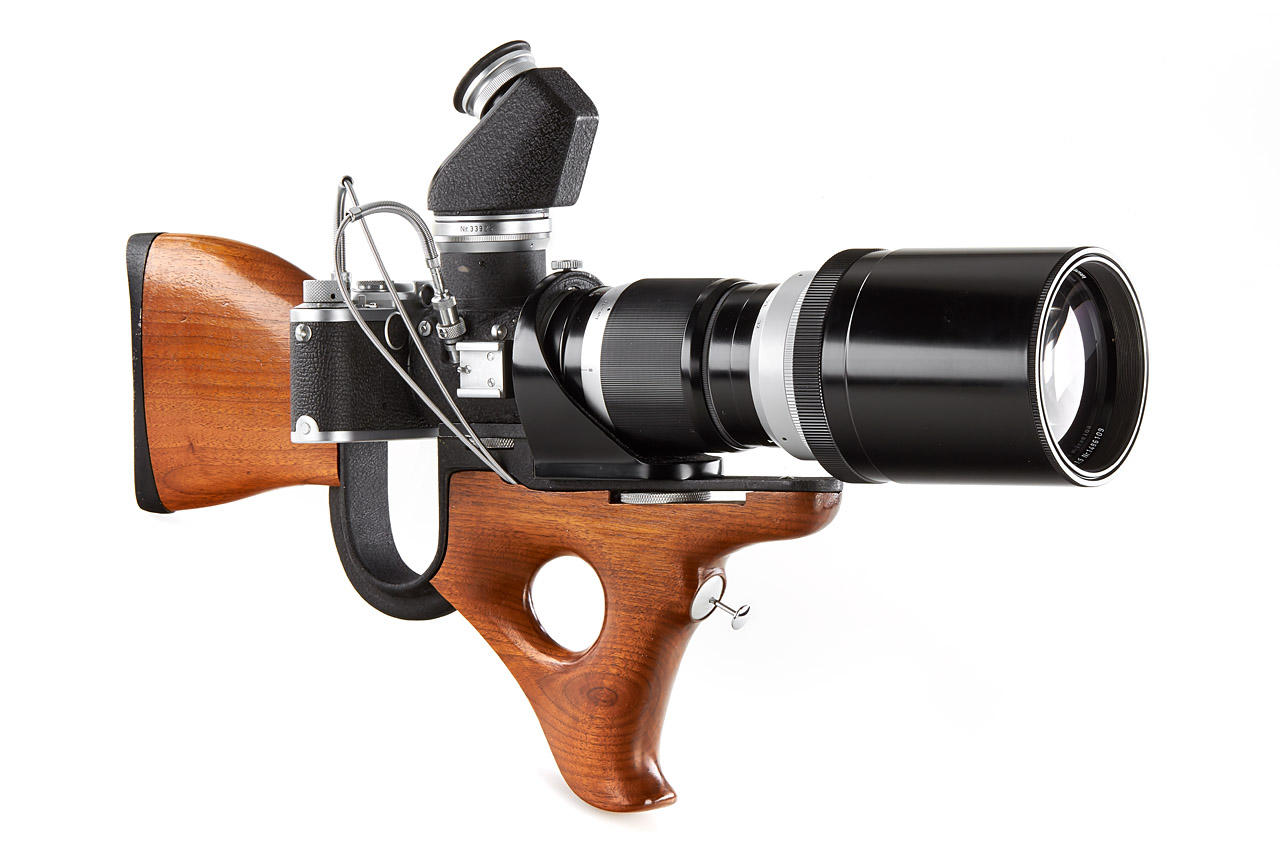 Leica IIf SABRE Gun Stock + 4/400 Telyt *