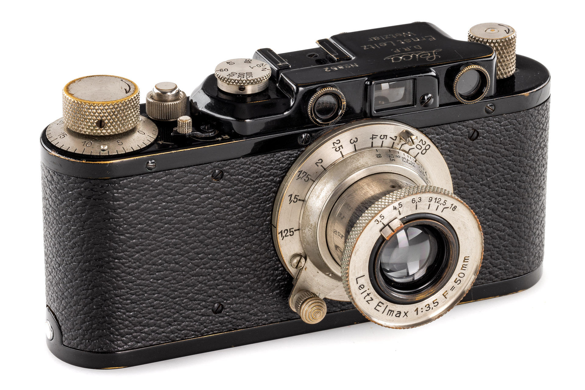 Leica II Mod. D black/nickel with Elmax Leica II Mod. D black/nickel with Elmax