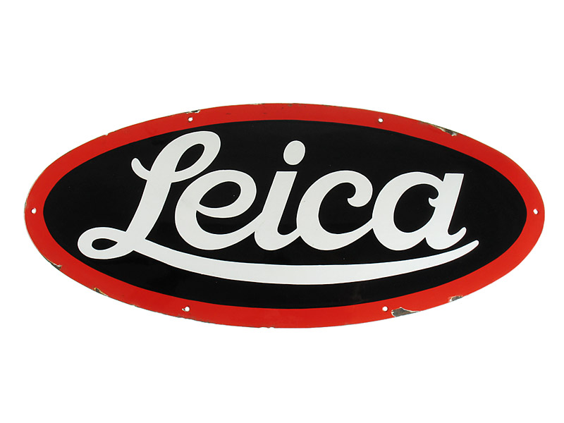 Leica  Enamel sign