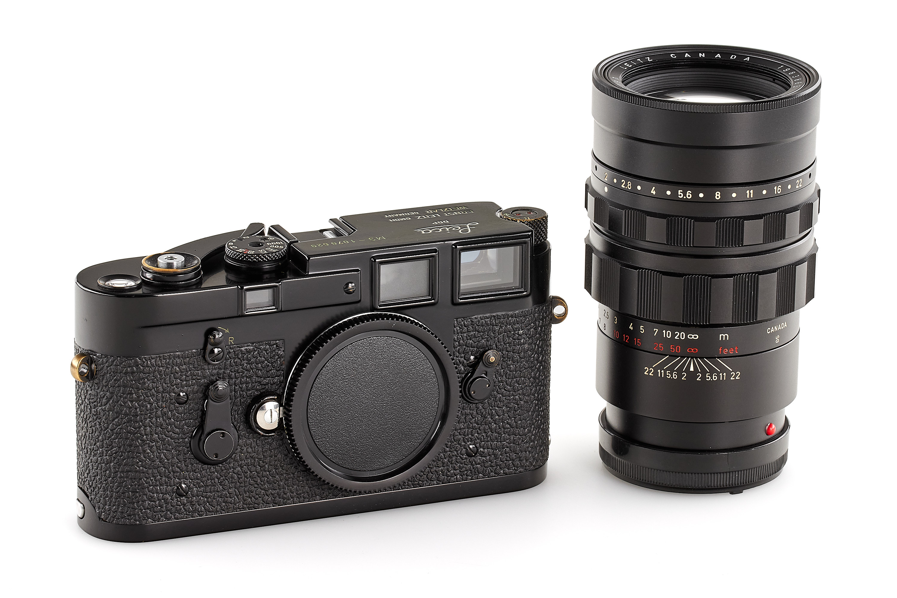 Leica M3 Black Paint Set *
