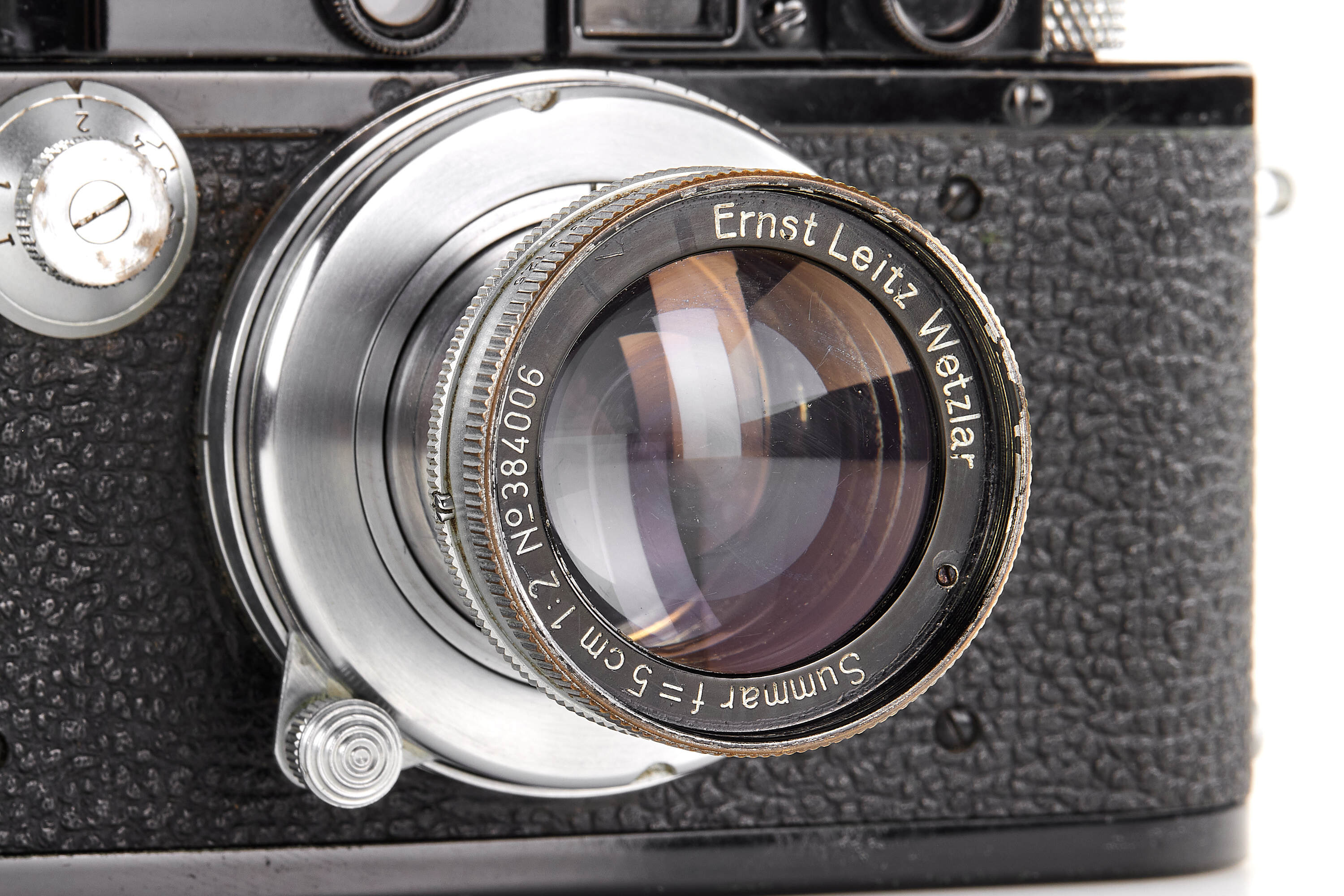 Leica IIIa syn. black/chrome with Summar 2/5cm *