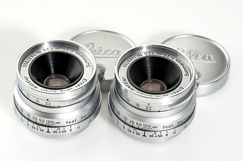 Summaron  3.5/3.5cm (various)