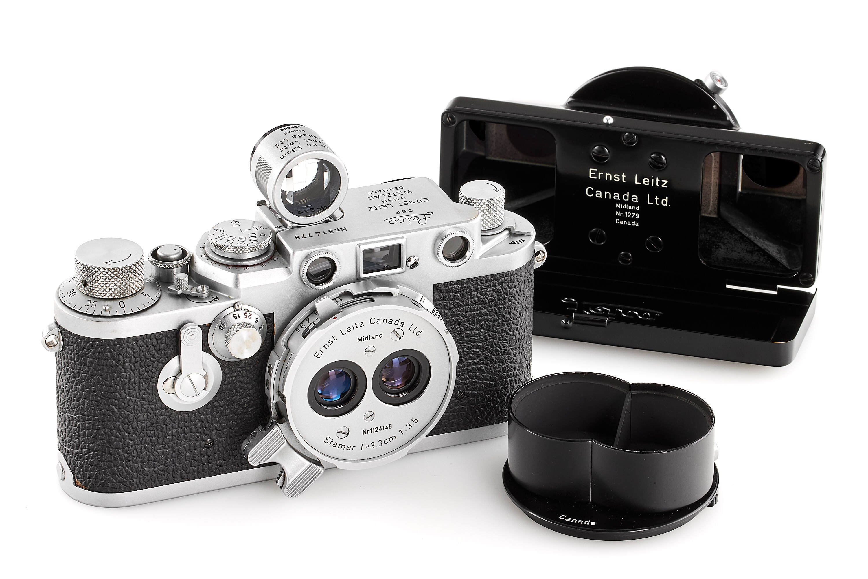 Leica IIIf with Stemar Midland 3.5/3.3cm