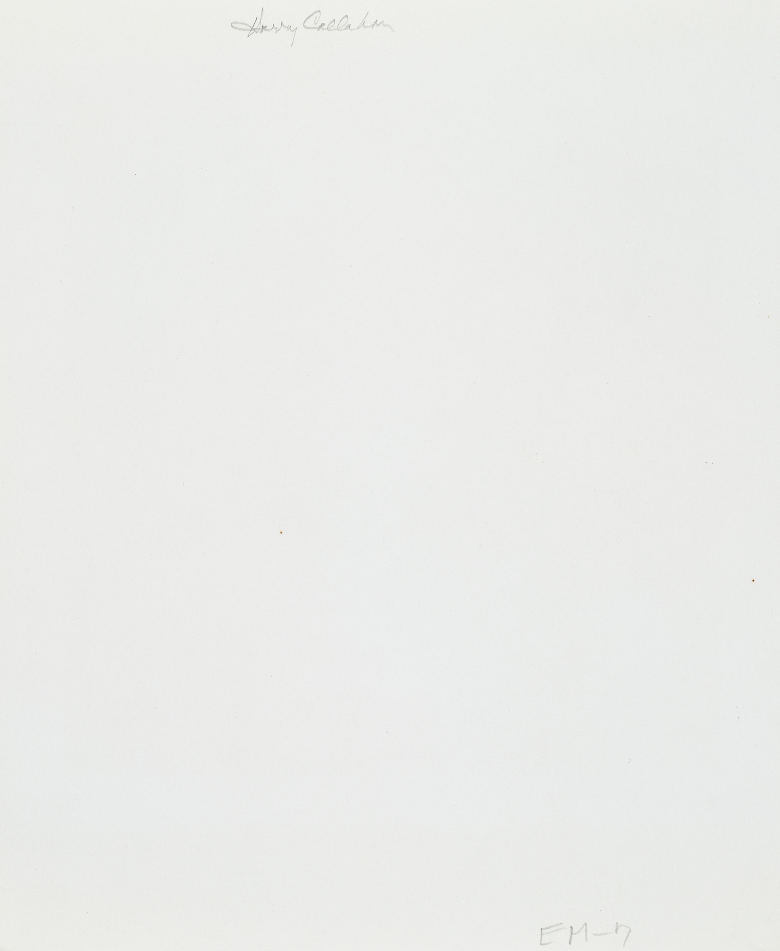 HARRY CALLAHAN (1912–1999) - Eleanor, Port Huron, Michigan c.1954