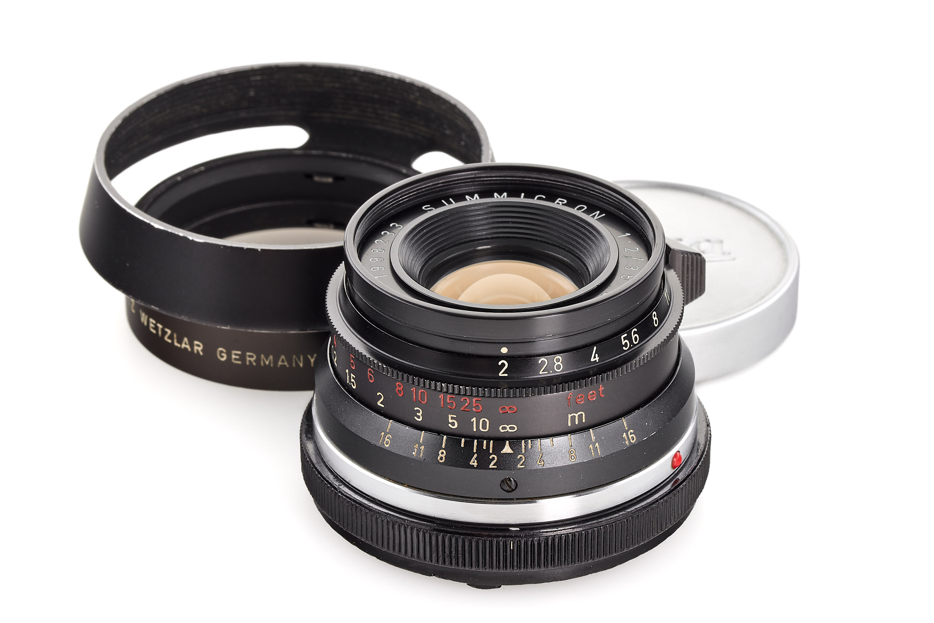 Summicron 2/35mm black paint 8-element