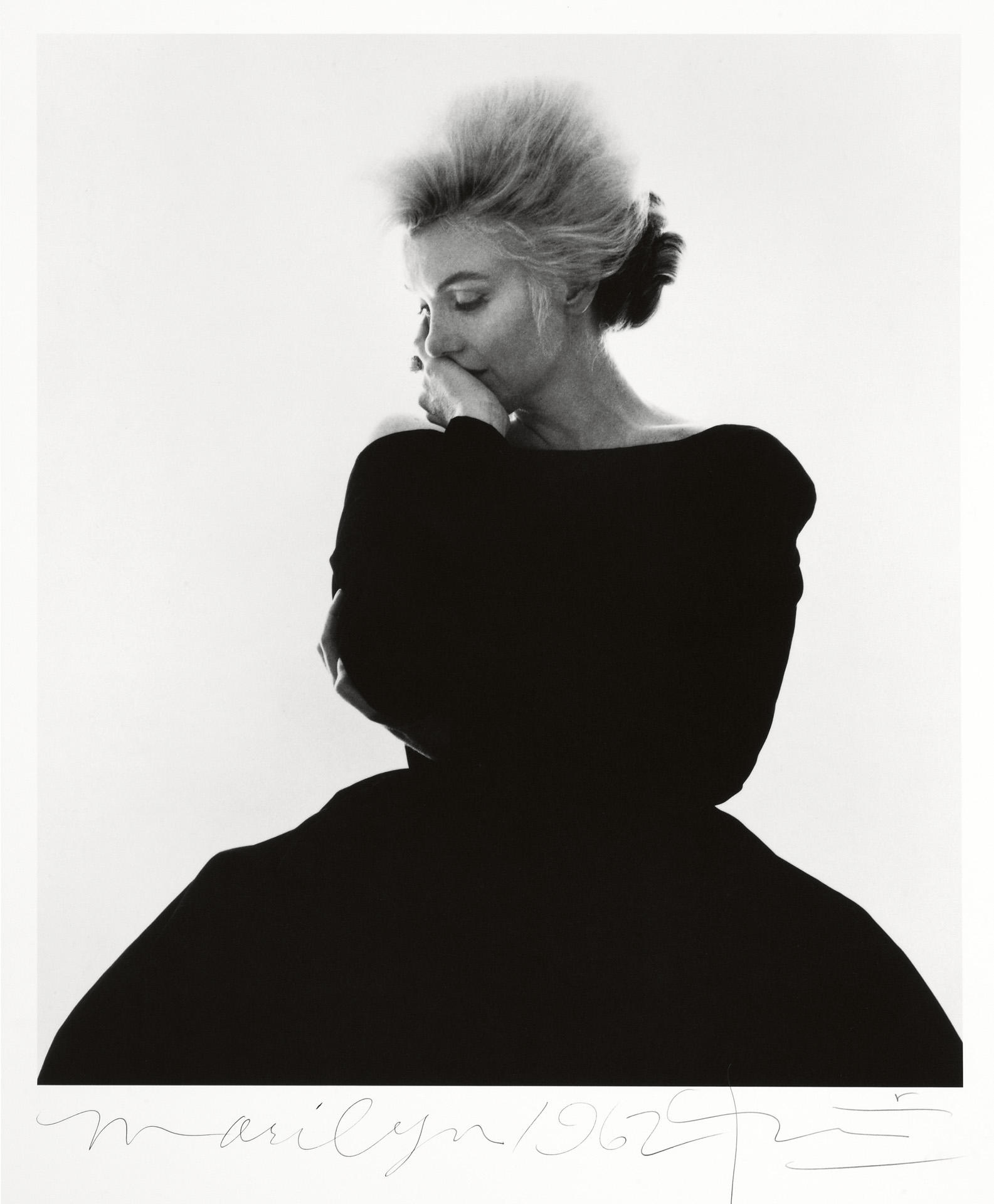 BERT STERN (1929–2013) Marilyn in Black Dress (‘The Last Sitting’), Los Angeles 1962 * BERT STERN (1929–2013) Marilyn in Black Dress (‘The Last Sitting’), Los Angeles 1962 *
