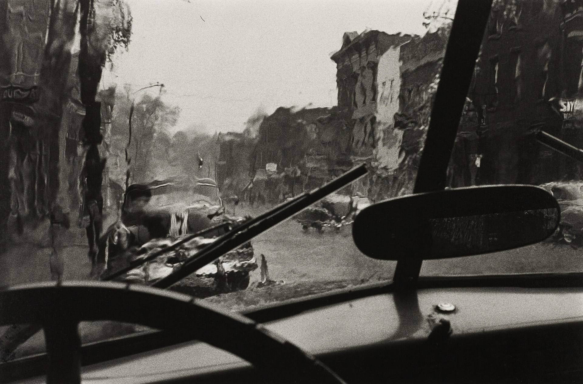 LOUIS STETTNER (1922–2016) Windshield, Saratoga Springs, 1957 * LOUIS STETTNER (1922–2016) Windshield, Saratoga Springs, 1957 *